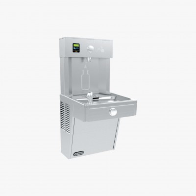 Elkay vandal-resistant drinking water station. Elkay vandal-resistant drinking water station.