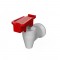 Tap - Red Lever/White Body C/Proof AM